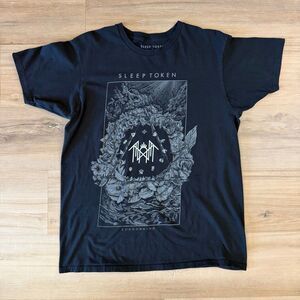 Sleep Token Sundowning Album Black Shirt Dark Gothic Post Heavy Metal Merch Sz L